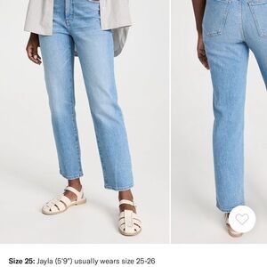Madewell The Perfect Vintage Straight Jeans - Ferman Wash